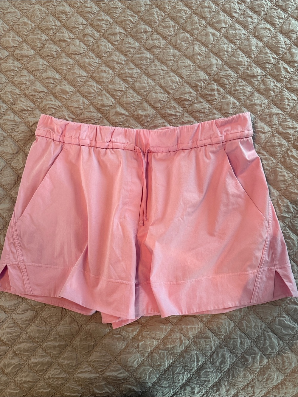 Woman’s Lululemon drawstring athletic shorts